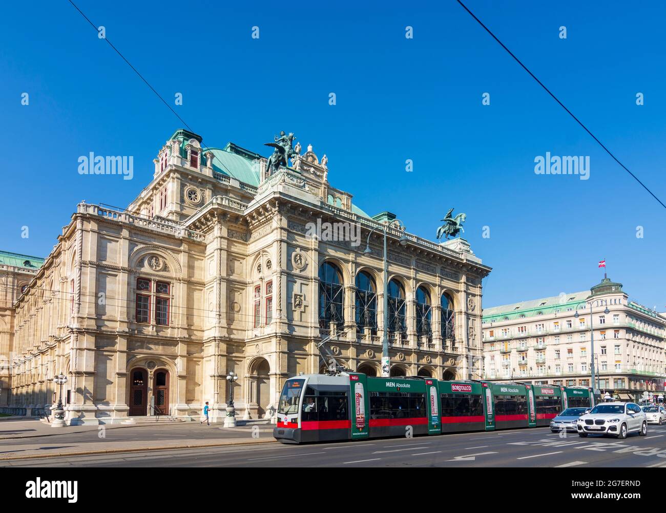 Wien, Vienne: Opéra d'Etat de Vienne (Wiener Staatsoper) en 01. Vieille ville, Vienne, Autriche Banque D'Images