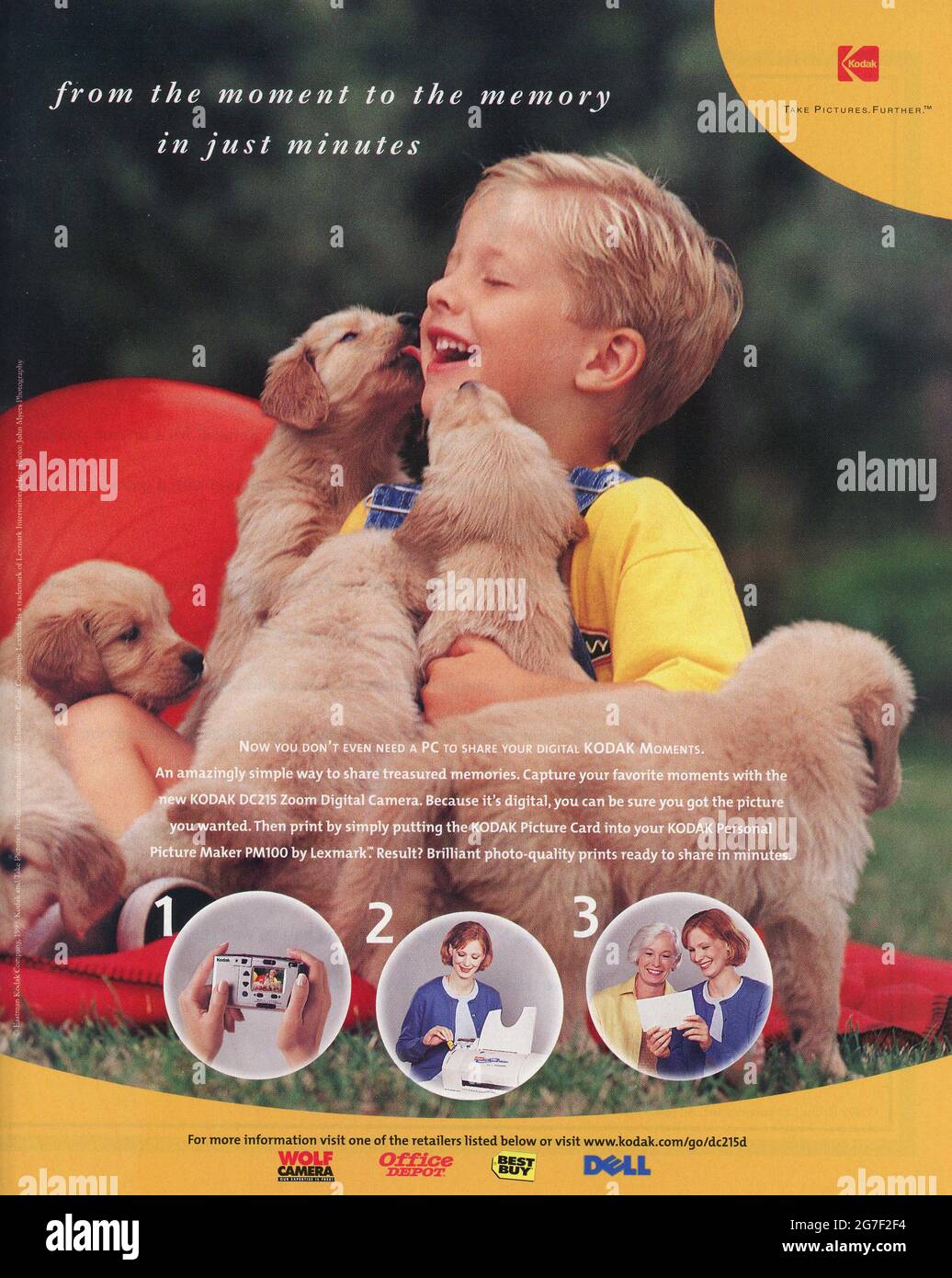 Pleine page Publicité de Life Magazine, l'année en images de 1999, Etats-Unis dans le numéro de janvier 2000, Etats-Unis Banque D'Images