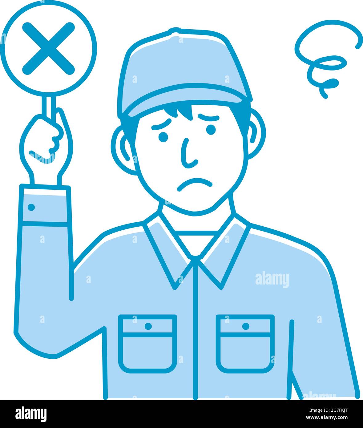 Collier bleu montrant l'illustration vectorielle de l'étiquette Illustration de Vecteur