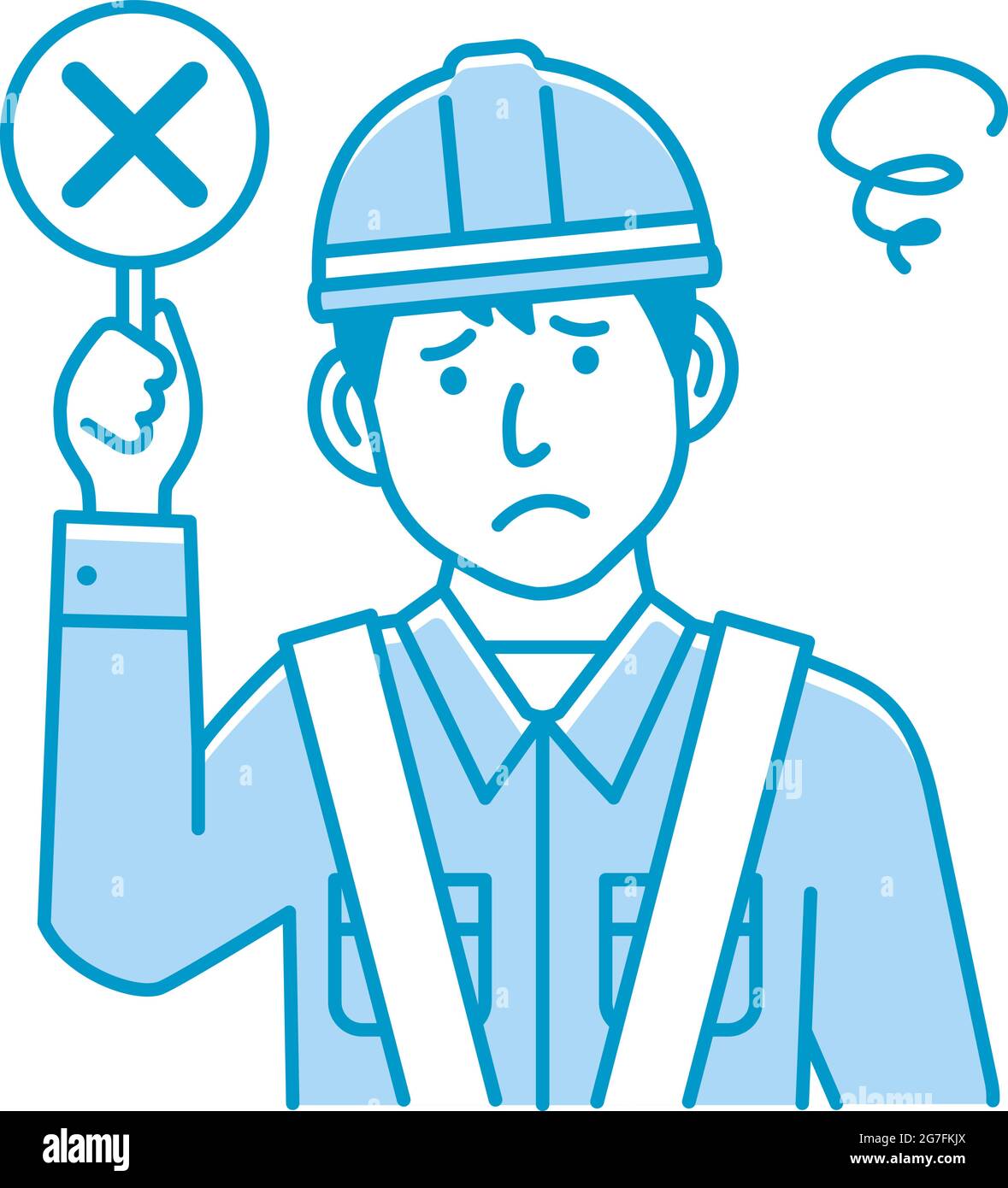 Collier bleu montrant l'illustration vectorielle de l'étiquette Illustration de Vecteur