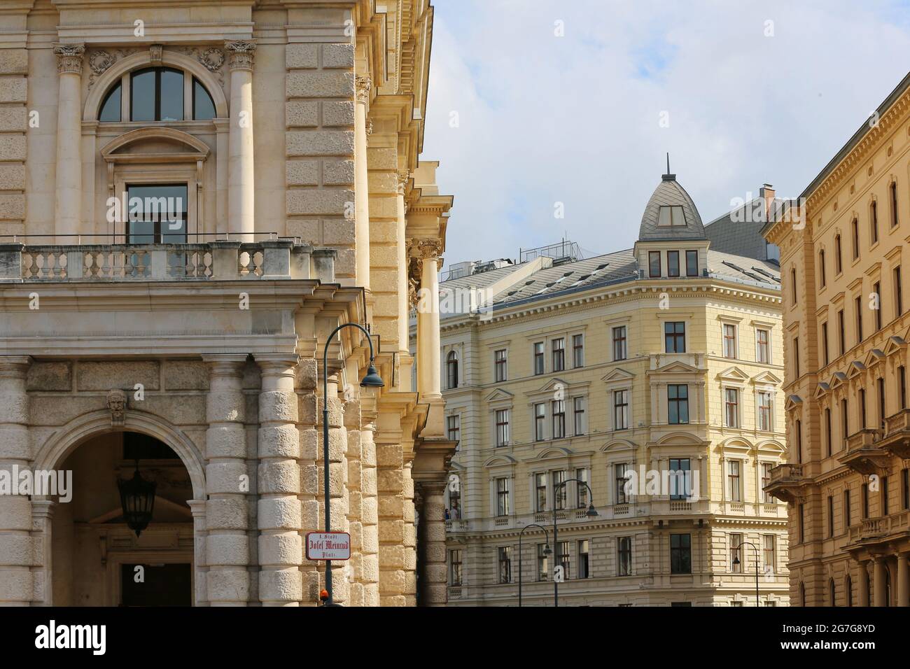 Architektur in der Innenstadt oder Altstadt von Wien Österreich Banque D'Images