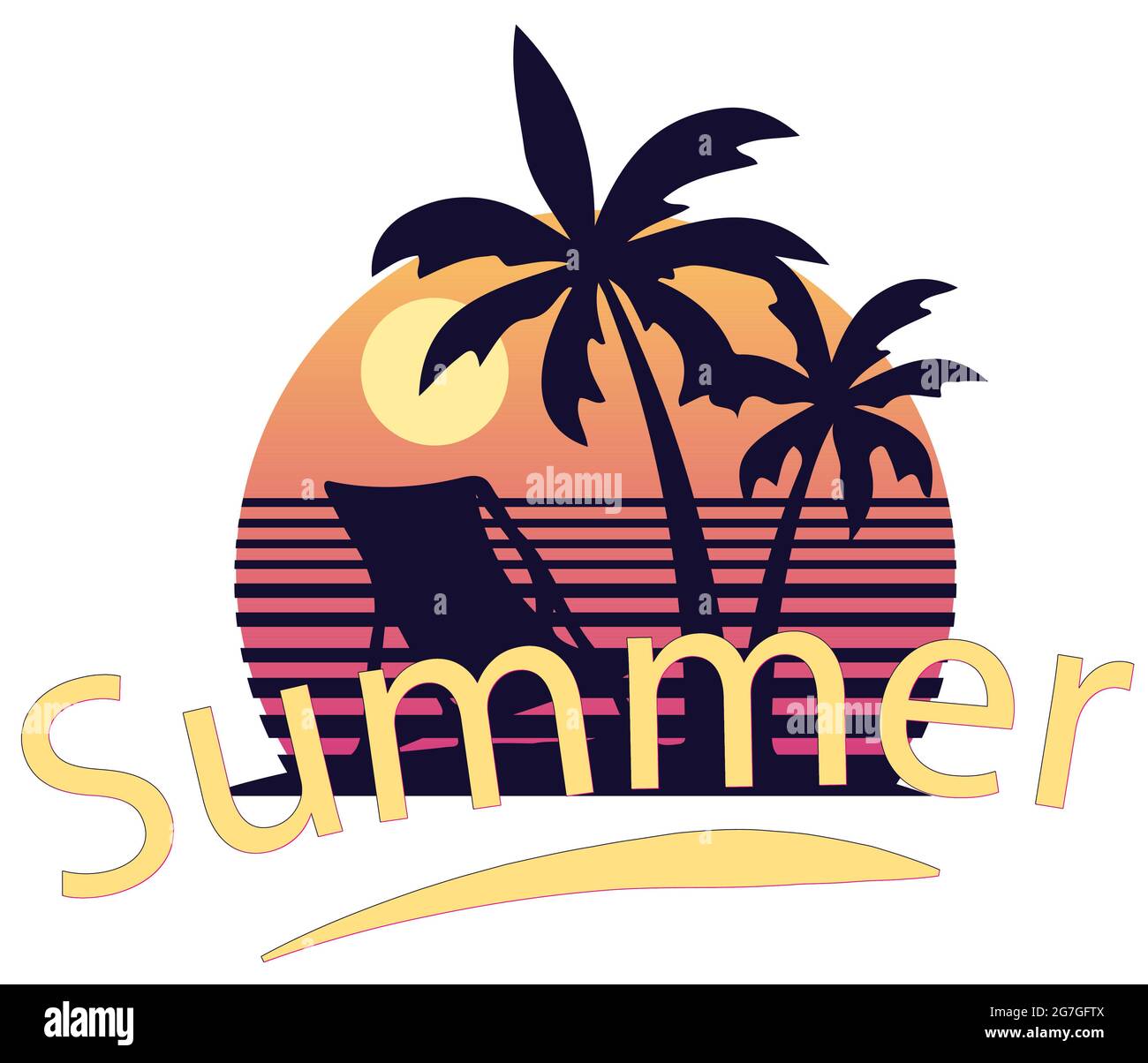 Profitez de la fin de la soirée d'été Banque D'Images