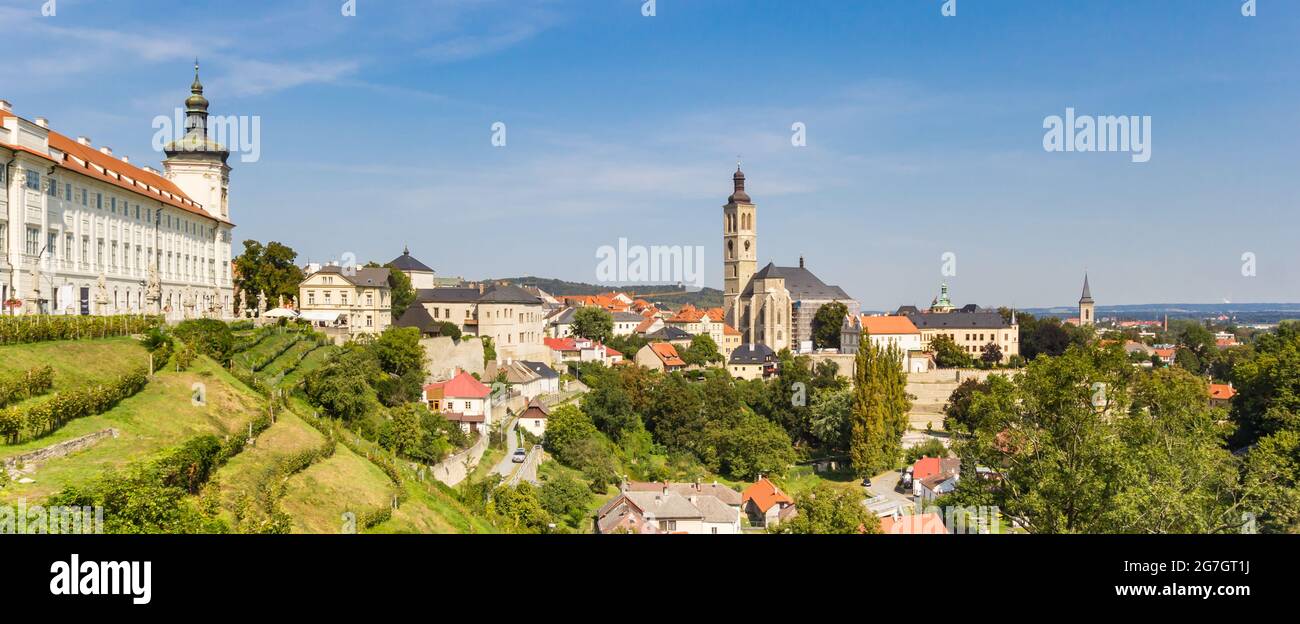 Vue panoramique sur la ville de Kutna Hora, République tchèque Banque D'Images