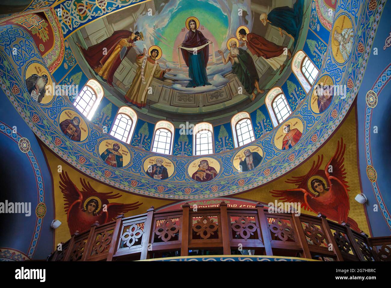 Le Temple de l'image non créée du Christ Sauveur, Sotchi, Krasnodar Krai, Russie Banque D'Images