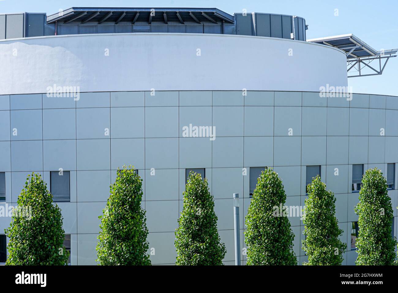 Faculté de génie mécanique sur le campus Garching de l'Université technique de Munich, au nord de Munich. C'est l'un des plus grands centres Banque D'Images