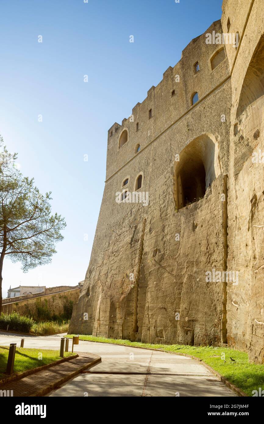 Castel Sant'Elmo forteresse à Naples, Italie Banque D'Images