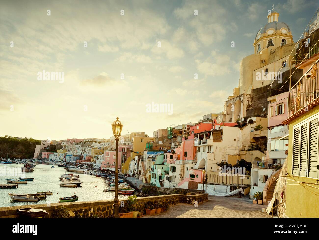 Île de Procida en Italie Banque D'Images