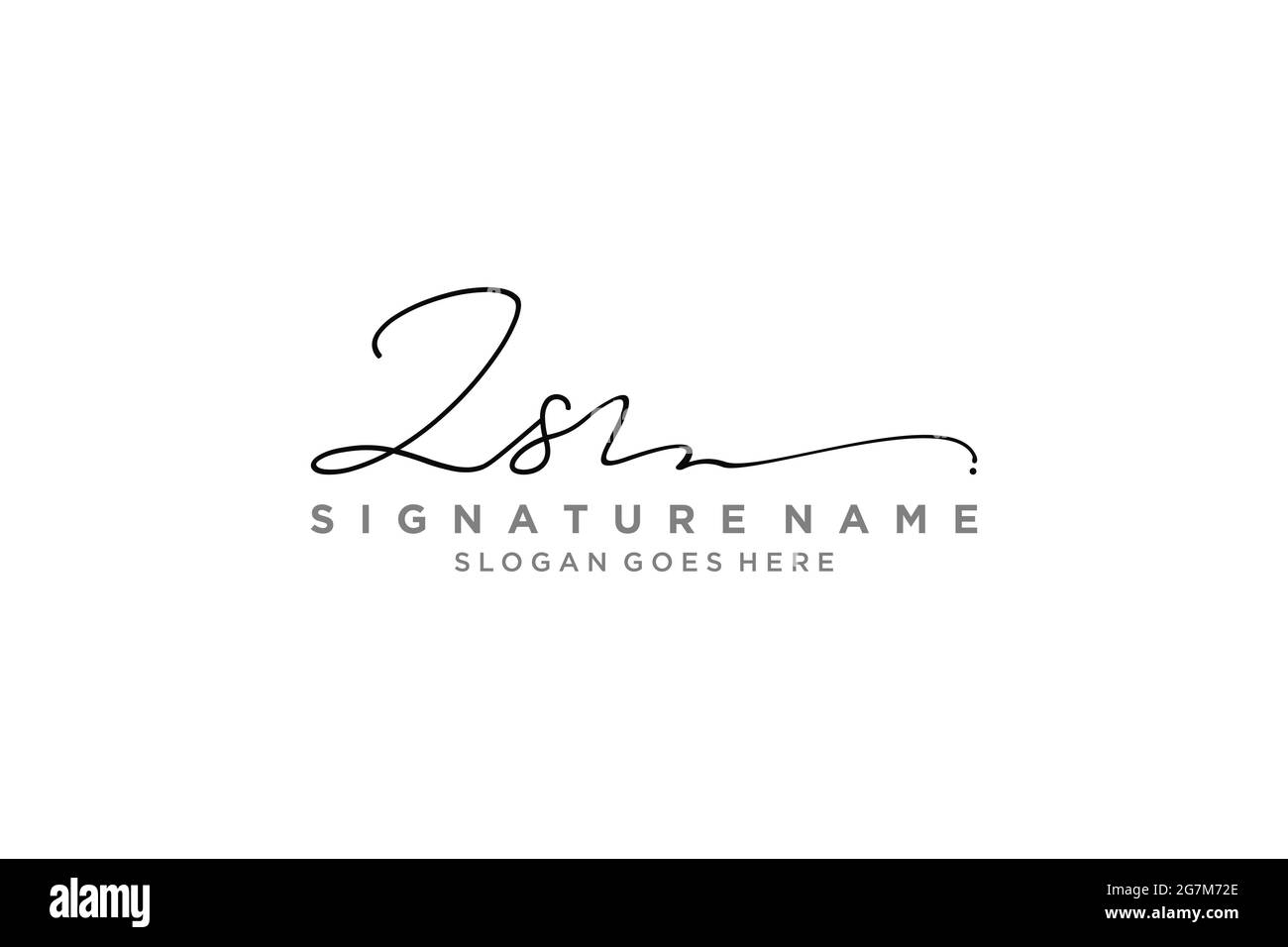 ZS lettre Signature logo Template Design élégant logo signe symbole ...