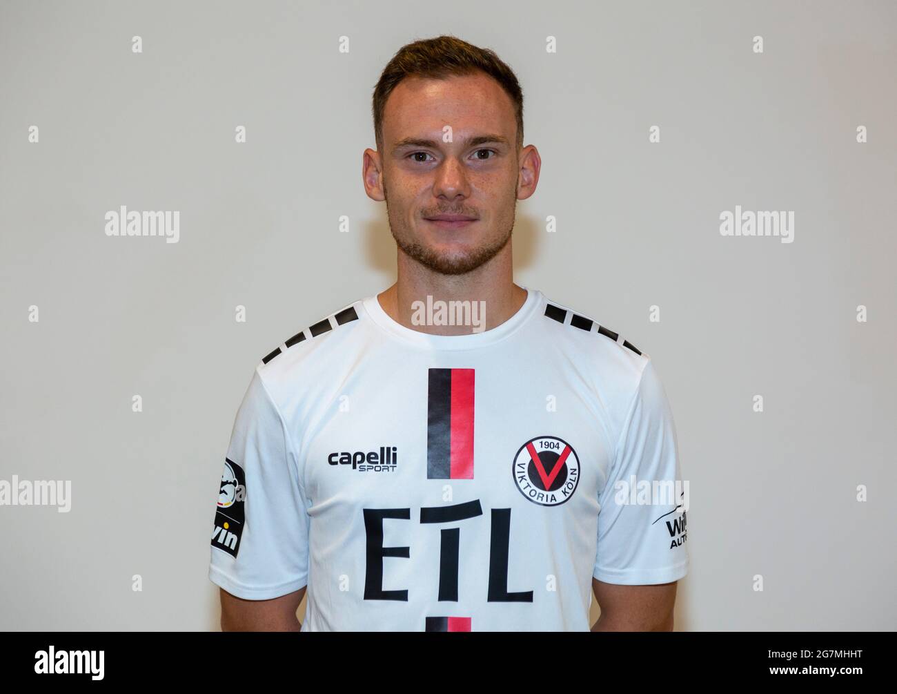 football, 3. Liga, 2021/2022, FC Viktoria Koeln, Sportpark Hoehenberg, présentation de l'équipe à la nouvelle saison de jeu, photo de presse, Federico Palacios Banque D'Images