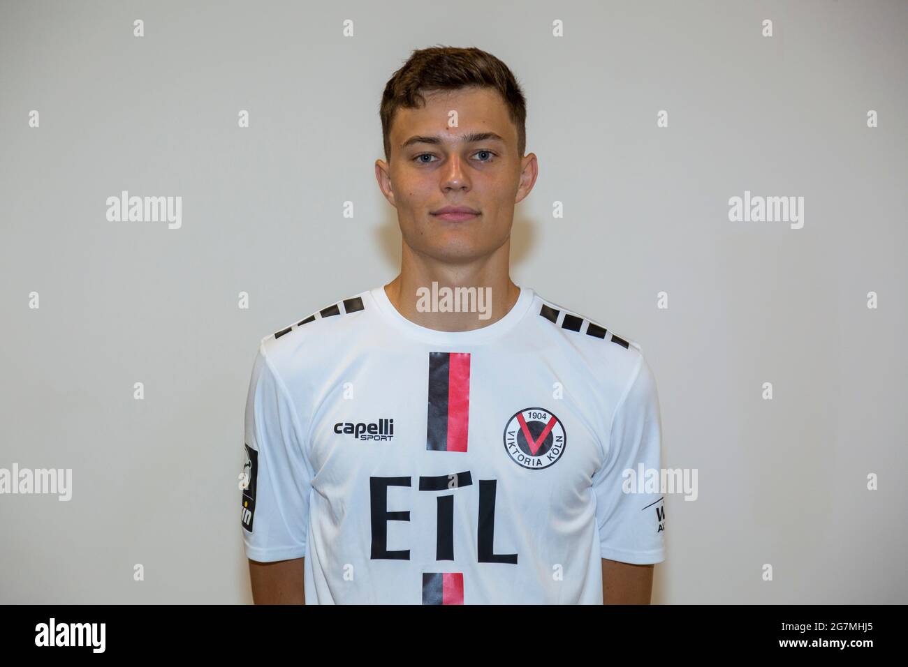 football, 3. Liga, 2021/2022, FC Viktoria Koeln, Sportpark Hoehenberg, présentation de l'équipe à la nouvelle saison de jeu, photo de presse, Alexander Hoeck Banque D'Images