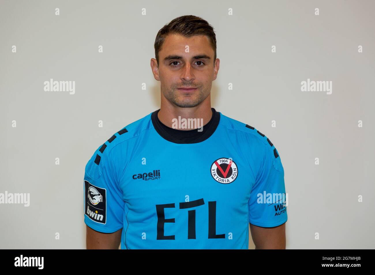 football, 3. Liga, 2021/2022, FC Viktoria Koeln, Sportpark Hoehenberg, présentation de l'équipe à la nouvelle saison de jeu, photo de presse, gardien de but Sebastian Mielitz Banque D'Images