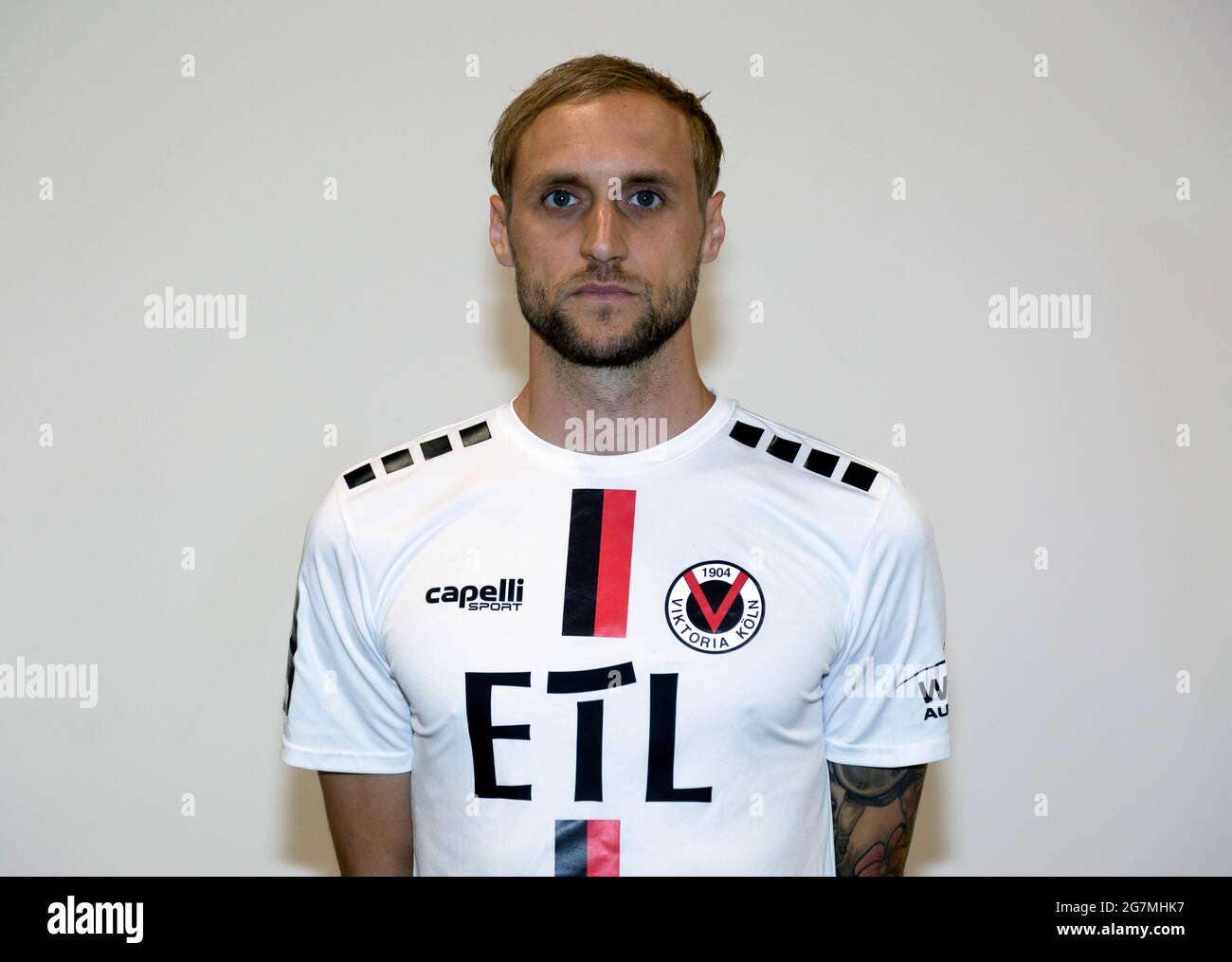 football, 3. Liga, 2021/2022, FC Viktoria Koeln, Sportpark Hoehenberg, présentation de l'équipe à la nouvelle saison de jeu, photo de presse, Marcel Risse Banque D'Images