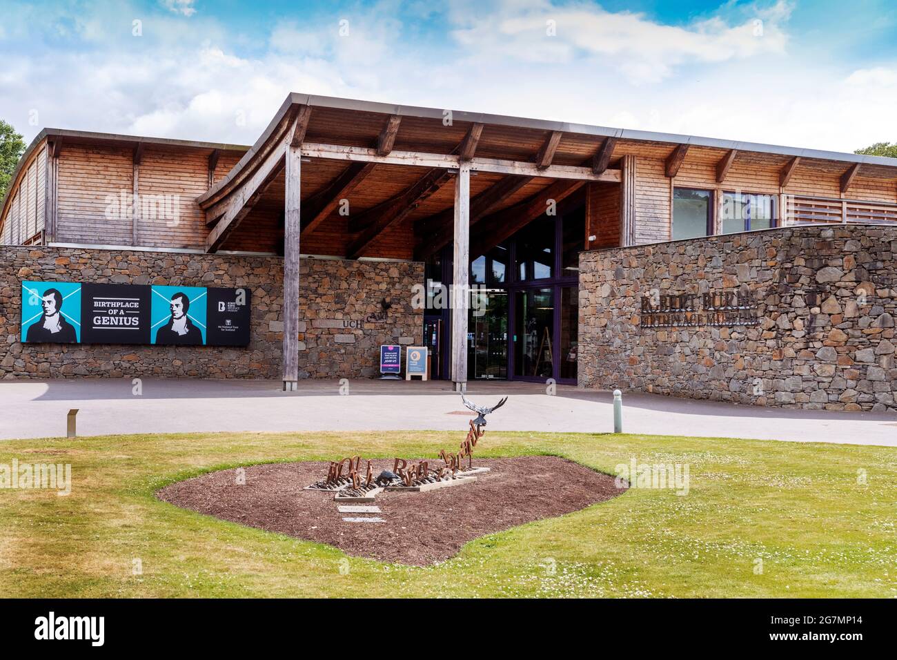 Musée du lieu de naissance de Robert Burns, Alloway, Ayr, Ayrshire, Écosse, ROYAUME-UNI Banque D'Images