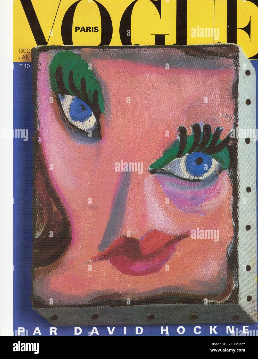 Couverture Vogue Banque D'Images