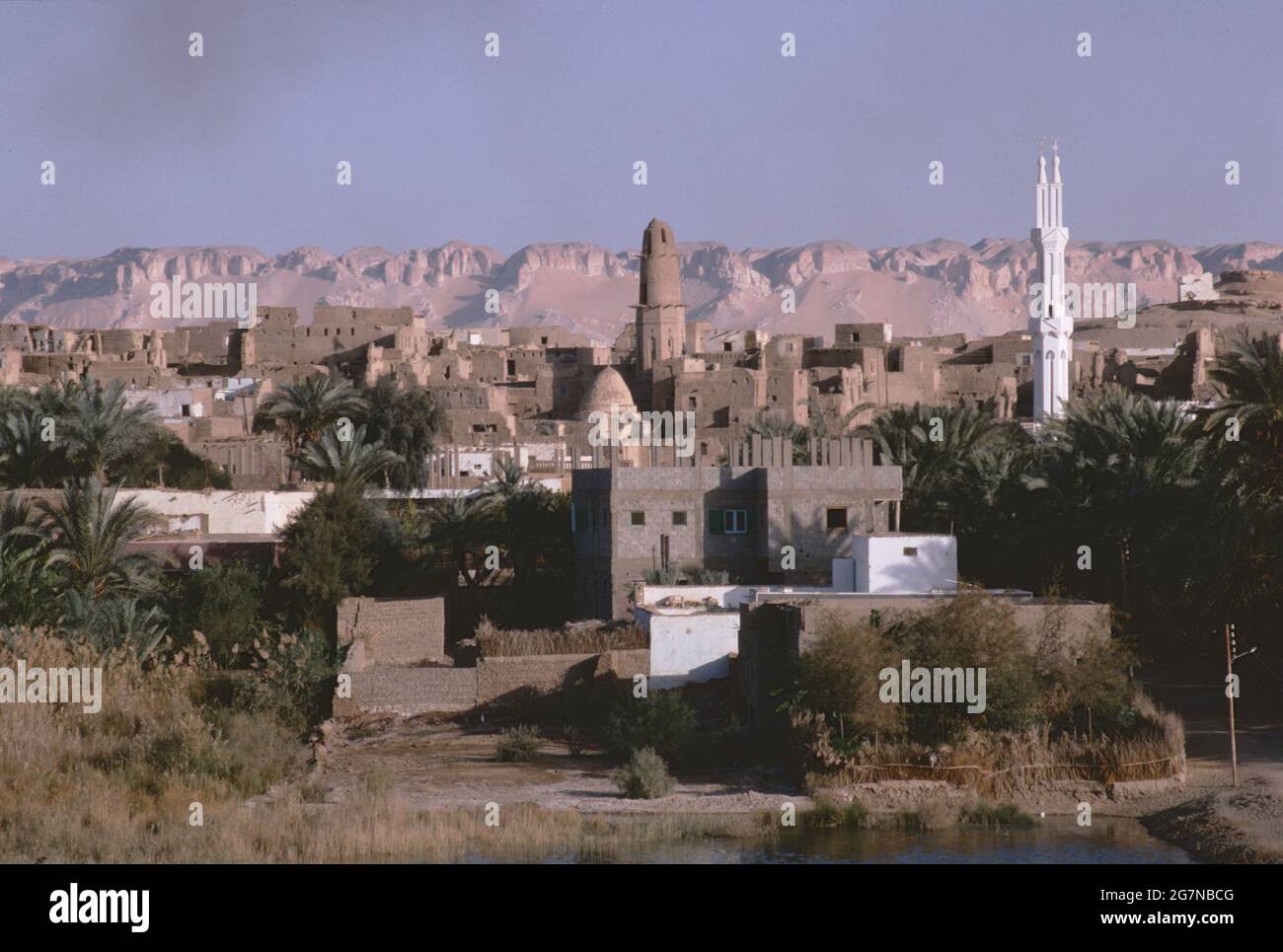 Al Qasr, Oasis Dakhla, désert occidental, gouvernorat de la Nouvelle Vallée, Égypte, Afrique. Banque D'Images
