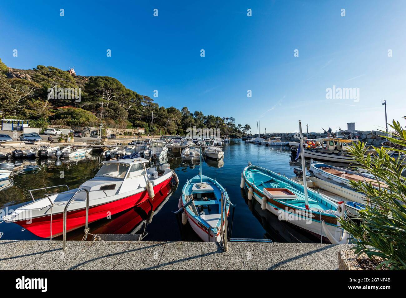 FRANCE, VAR (83) ESTEREL, PORT DE POUSSAI Banque D'Images