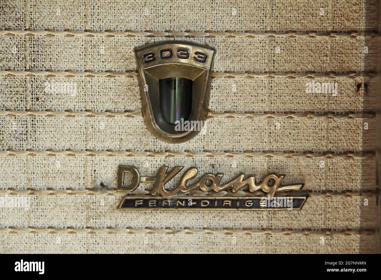 Radio Grundig avant D-Klang Banque D'Images