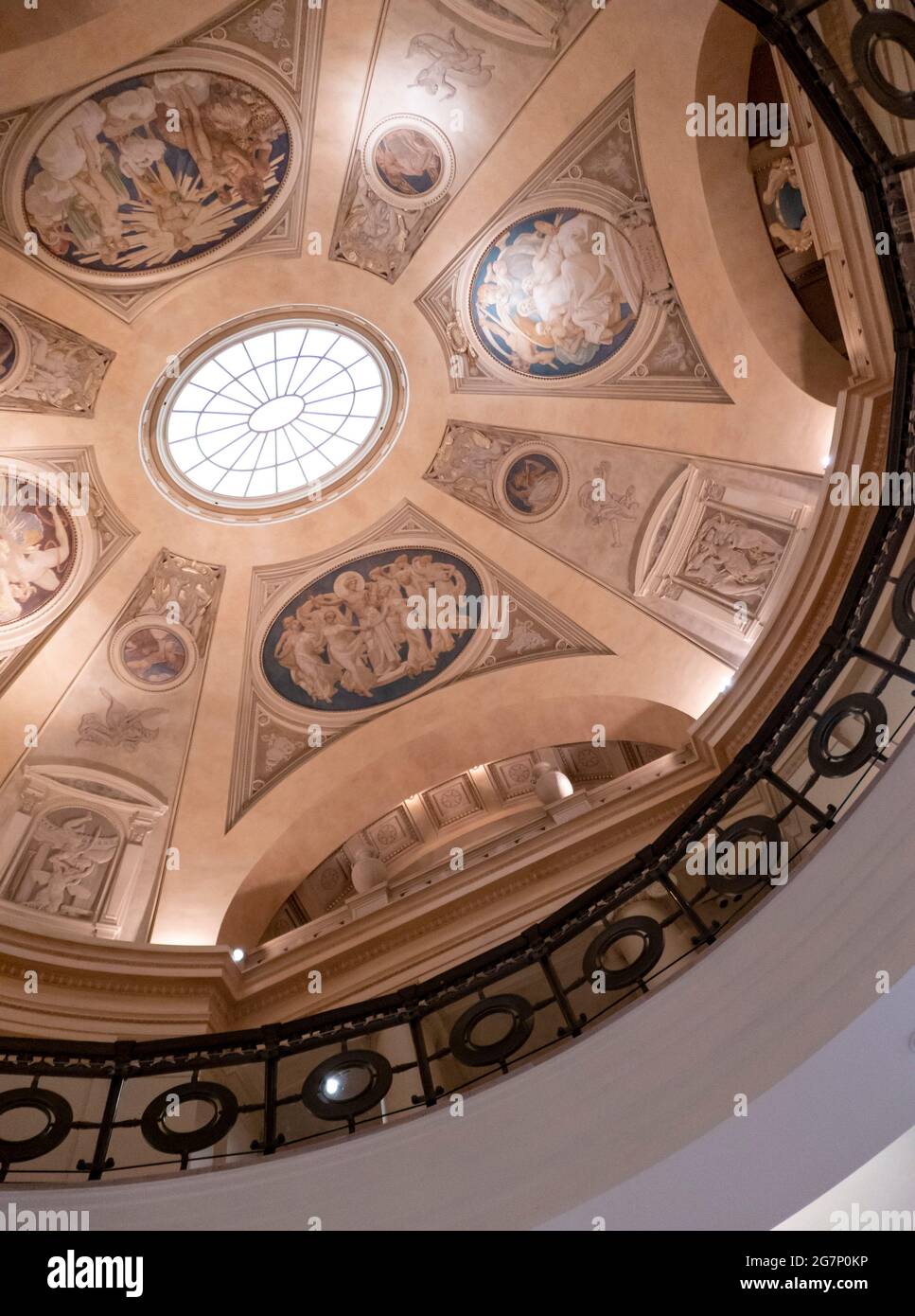 Peintures murales de John Singer Sargent au Musée des Beaux-Arts de Boston, Massachusetts. Banque D'Images