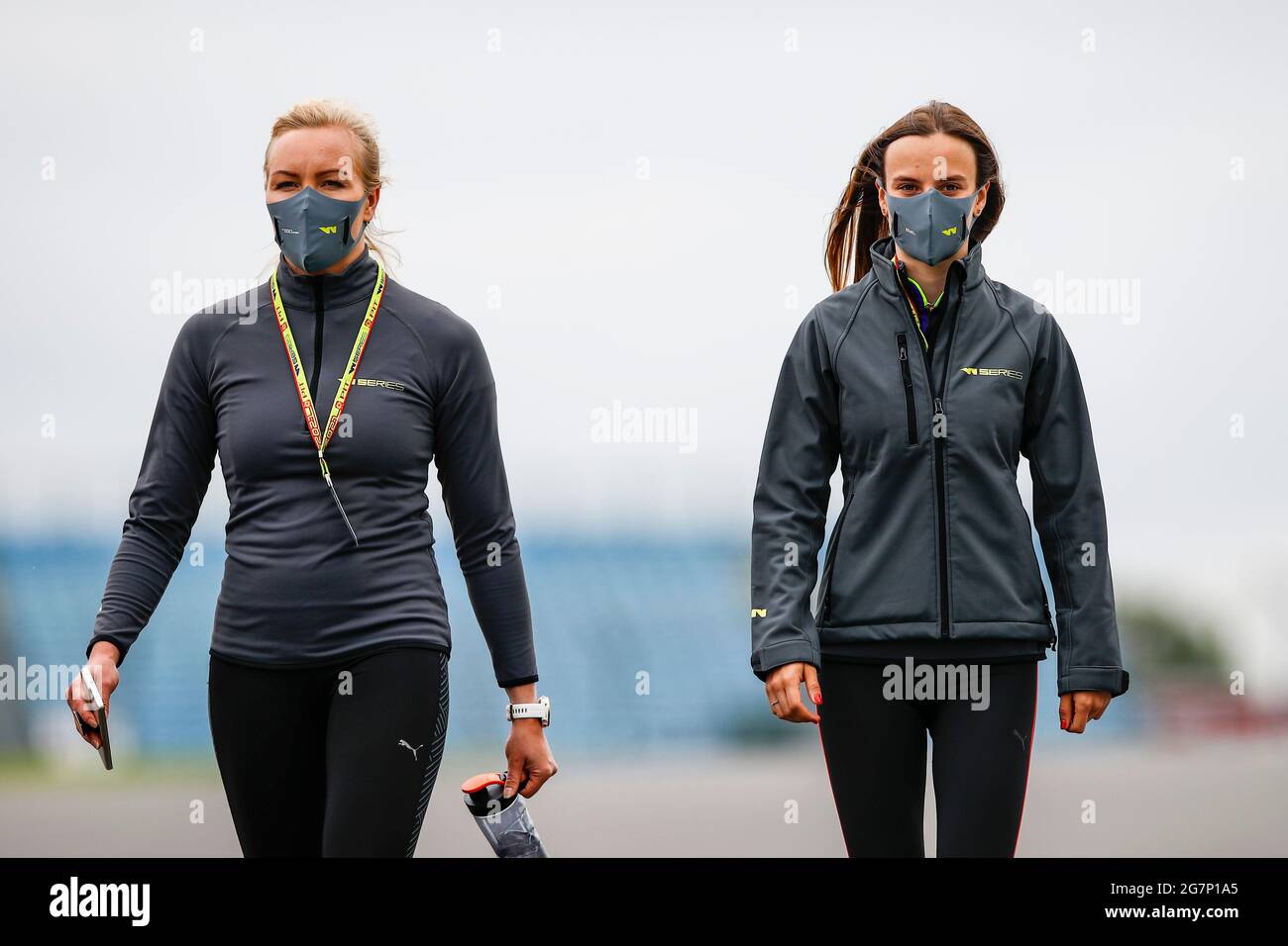 Silverstone, Royaume-Uni. 15 juillet 2021. KIMILAINEN Emma (fin), portrait GARCIA Belen (esp), portrait lors de la 3ème série de la série W 2021 du 16 au 18 juillet 2021 sur le circuit Silverstone, à Silverstone, Royaume-Uni - photo Xavi Bonilla/DPPI crédit: DPPI Media/Alay Live News Banque D'Images