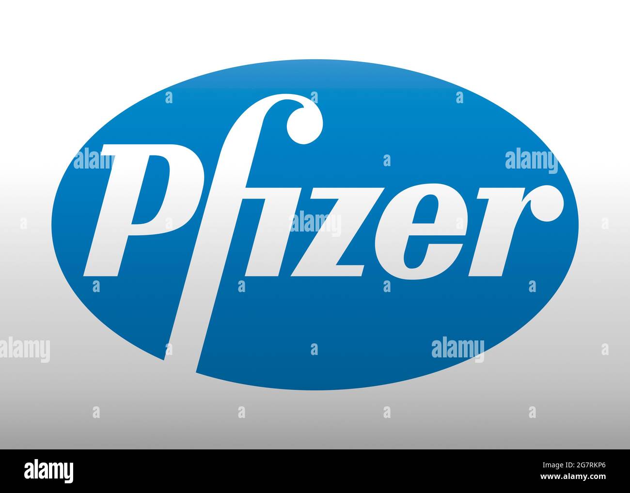 Logo de Pfizer Banque D'Images