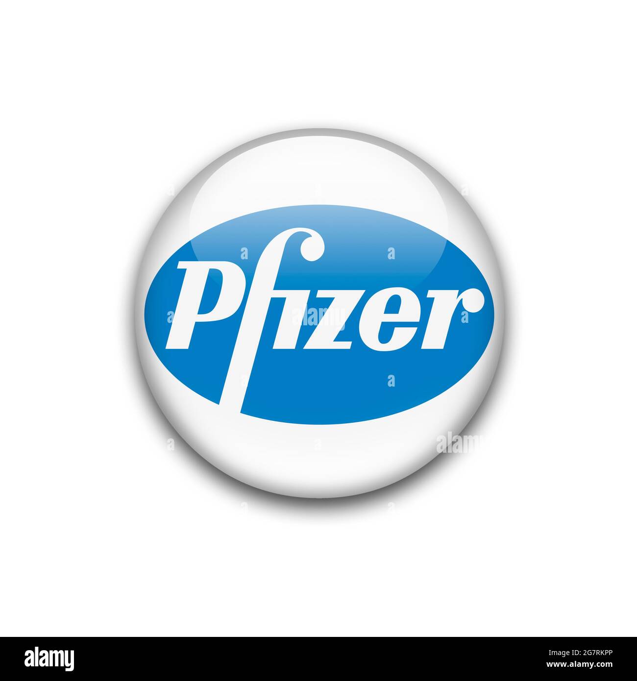 Logo de Pfizer Banque D'Images