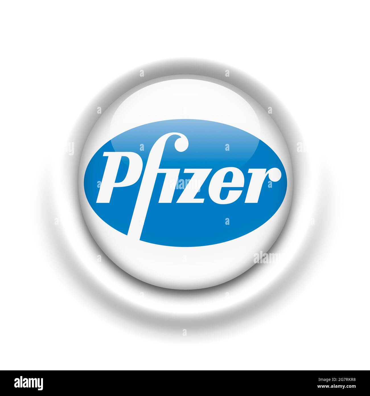 Logo de Pfizer Banque D'Images
