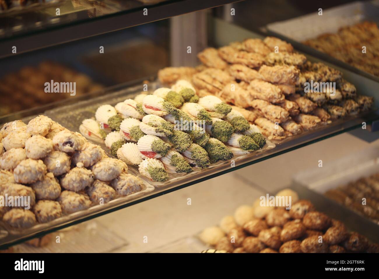 Biscuits salés, pâtisseries, pâtisserie et boulangerie Banque D'Images