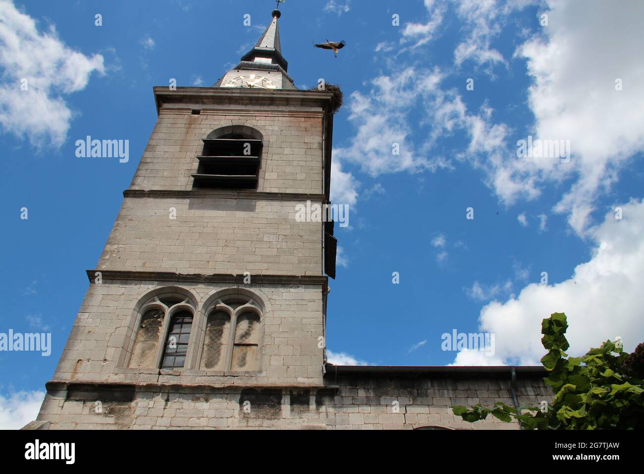 église saint-pantaléon en commercy en lorraine (france) Banque D'Images