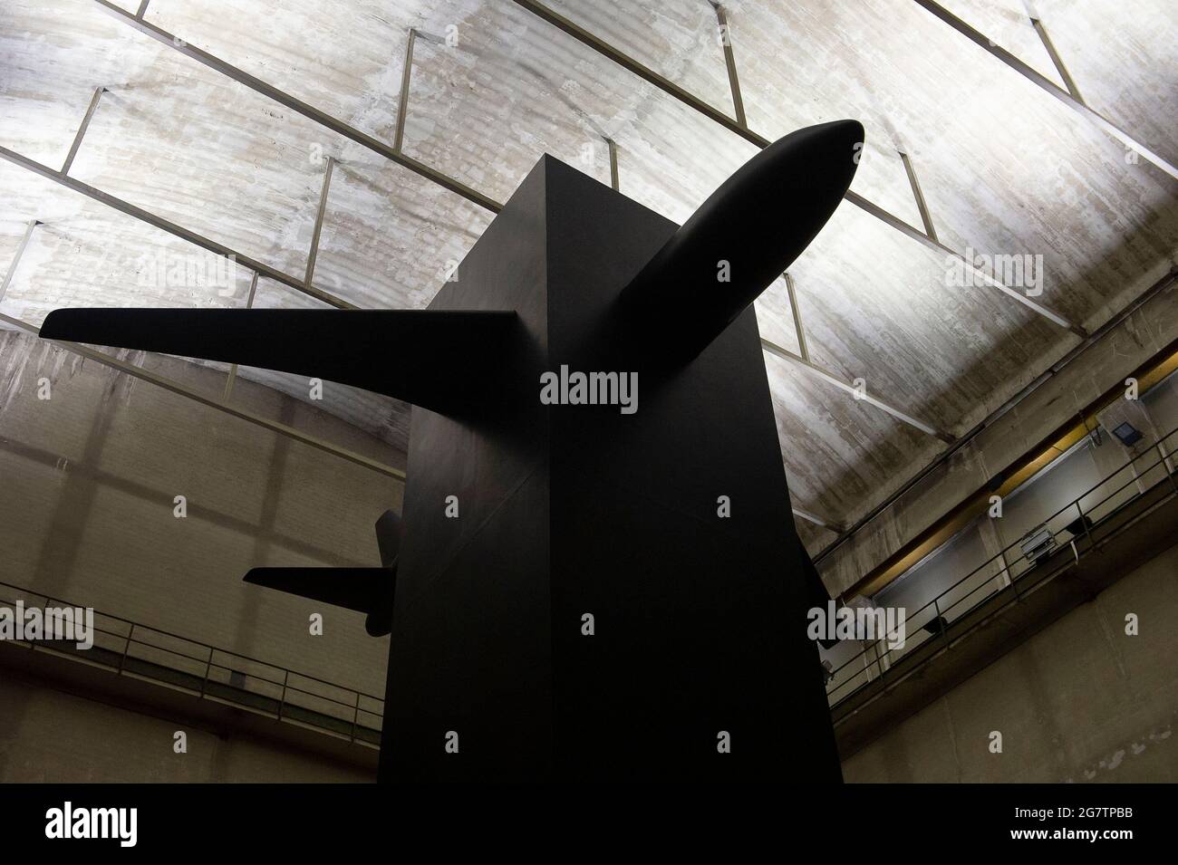 Maurizio Cattelan à Hangar Bicocca à Milan Banque D'Images