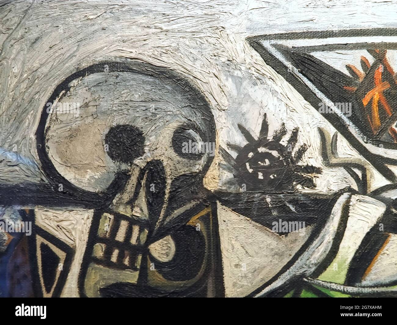 Peinture de Pablo Picasso nommée encore la vie vu dans le musée de la MNAA Banque D'Images