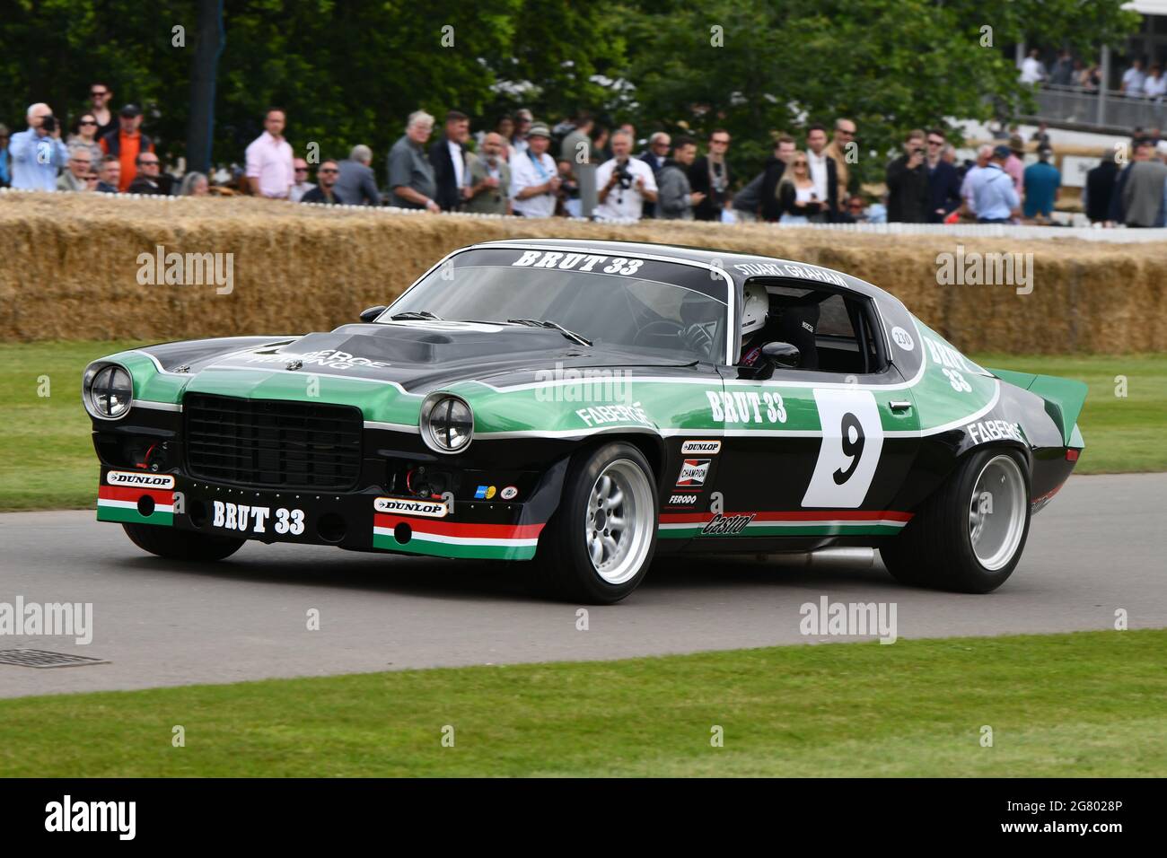 Nigel Garrett, Camaro Z28 de Chevrolet, Tin Top Titans, The Maestros - Great Motorsport's Great All-coopers, Goodwood Festival of Speed, Goodwood House, Chich Banque D'Images