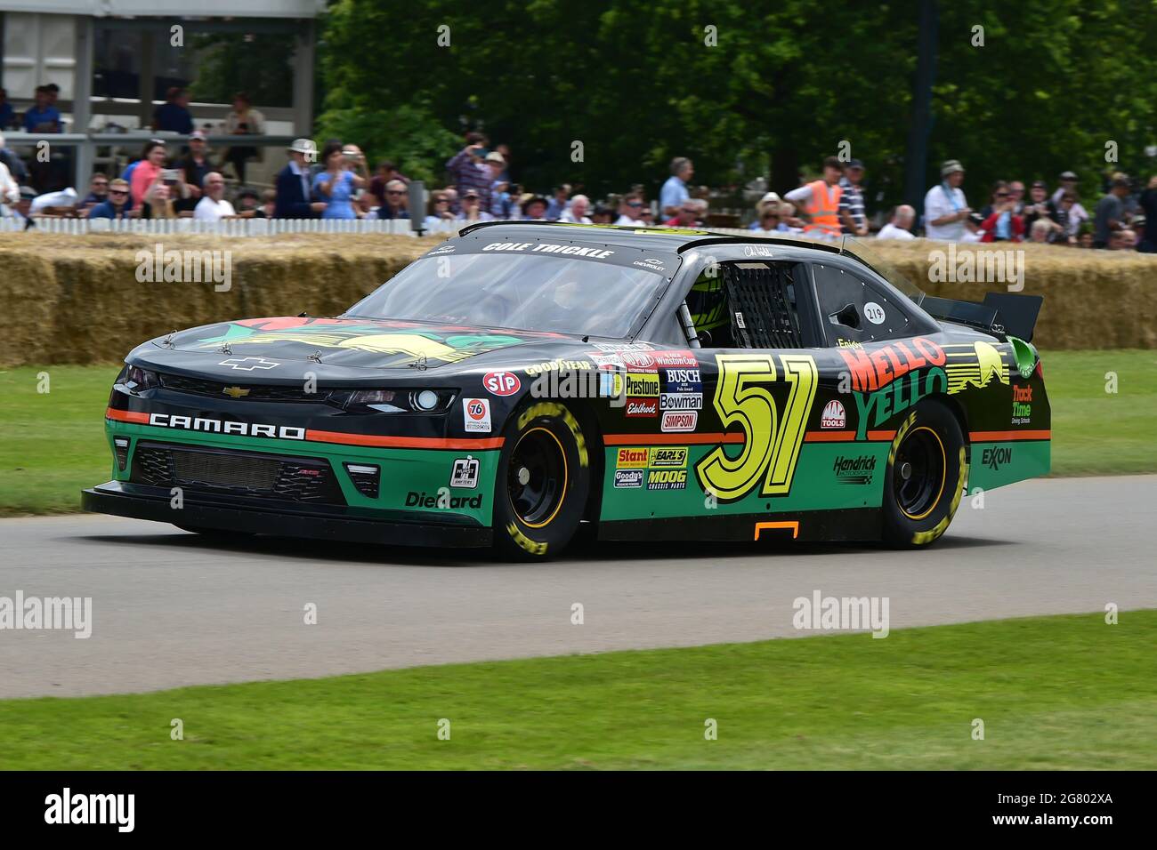 Jack Tetley, Chevrolet Camaro, NASCAR, The Maestros - Motorsport's Great All-coopers, Goodwood Festival of Speed, Goodwood House, Chichester, West su Banque D'Images