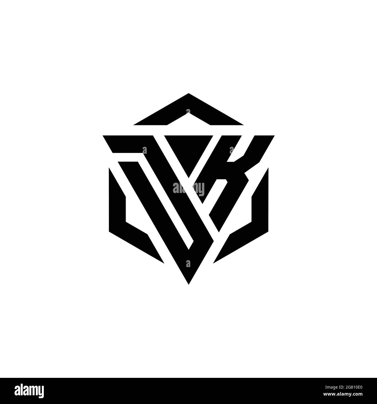 Monogramme logo DK avec gabarit de conception moderne triangulaire et hexagonale isolé sur fond blanc Illustration de Vecteur Monogramme logo DK avec gabarit de conception moderne triangulaire et hexagonale isolé sur fond blanc Illustration de Vecteur