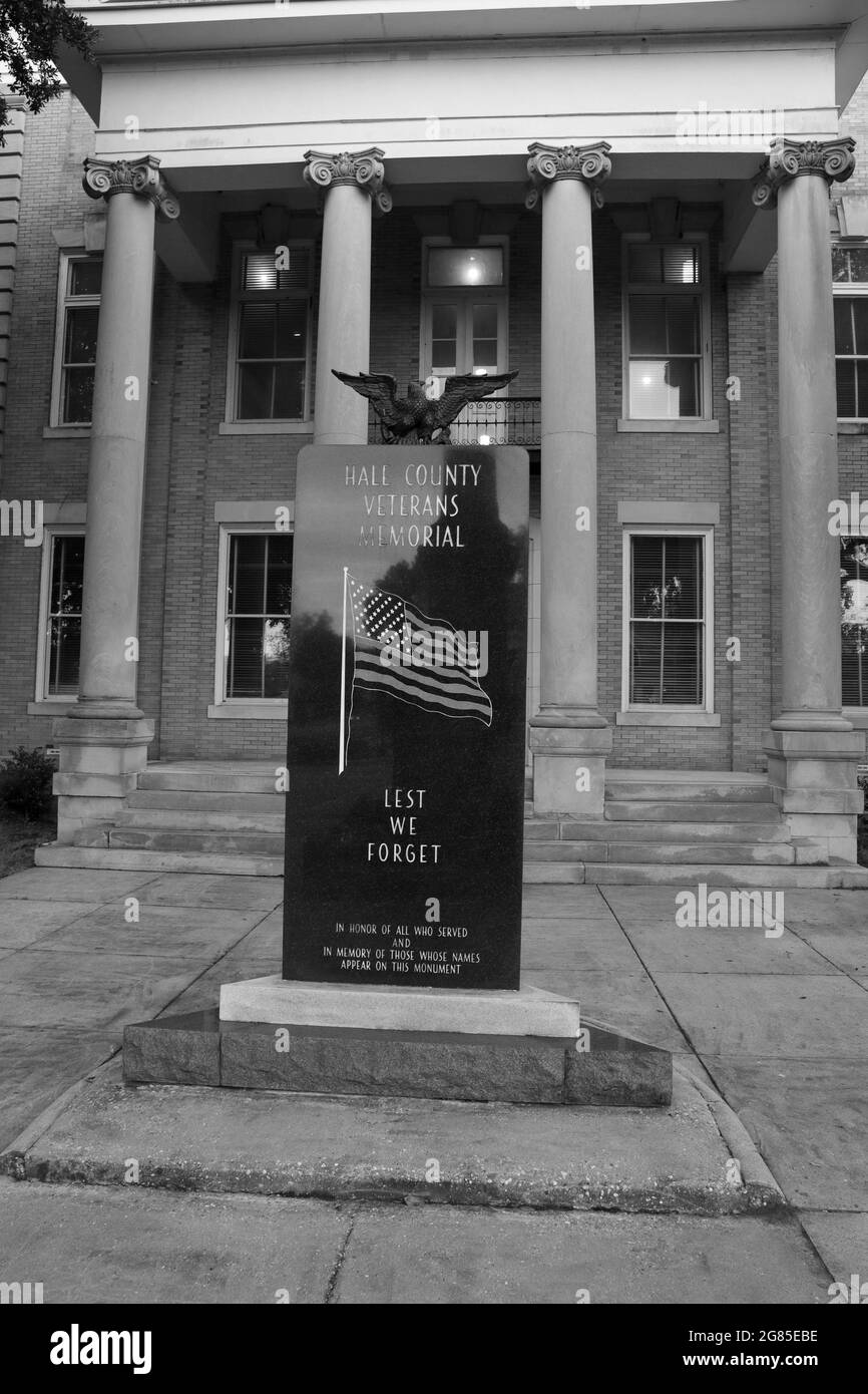 Une promenade dans Greensboro, Alabama Banque D'Images