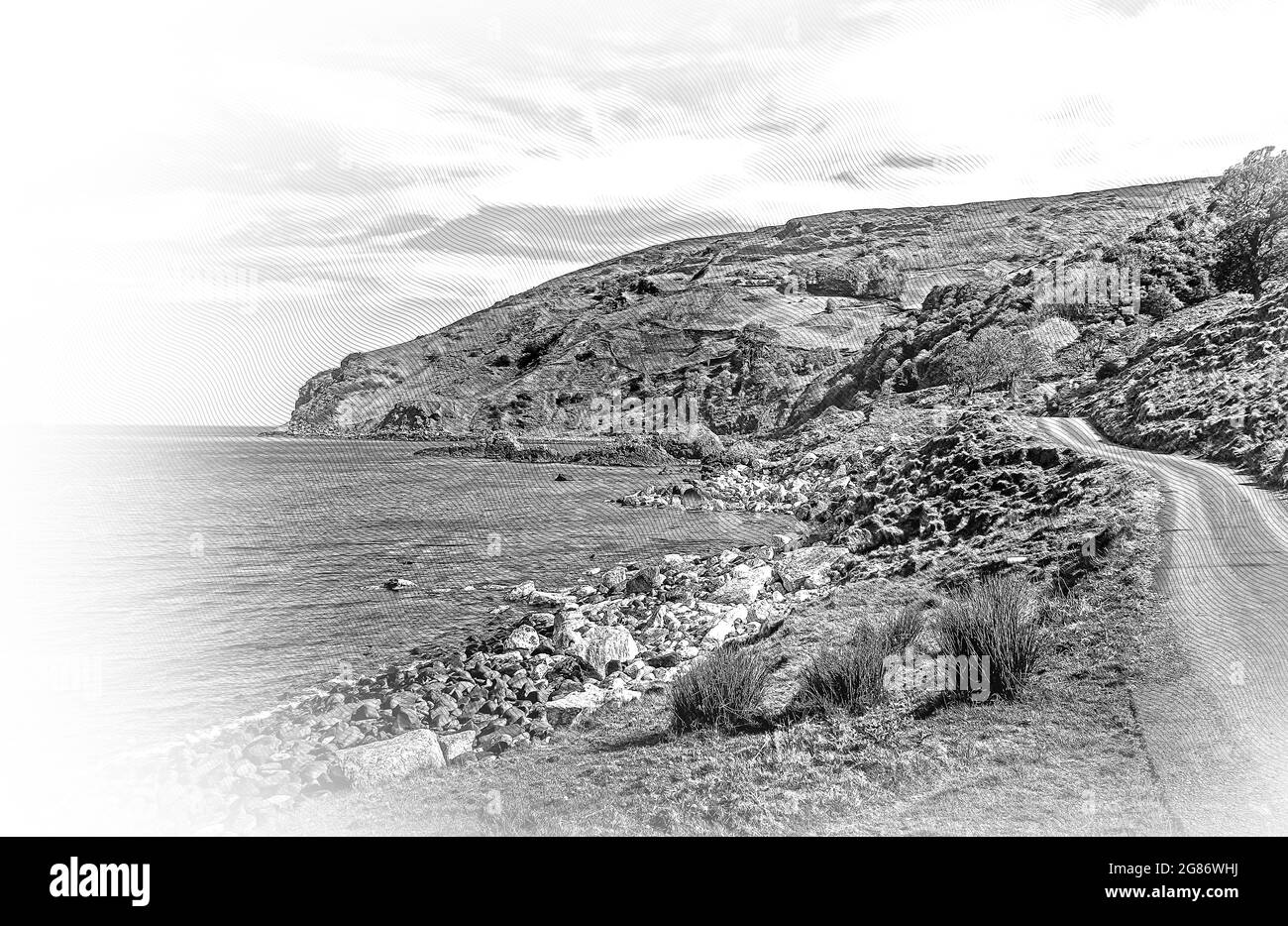 Murlough Bay en Irlande du Nord Banque D'Images