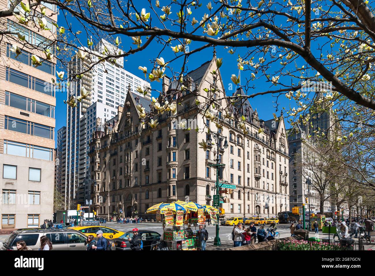 Le Dakota Building de New York Banque D'Images