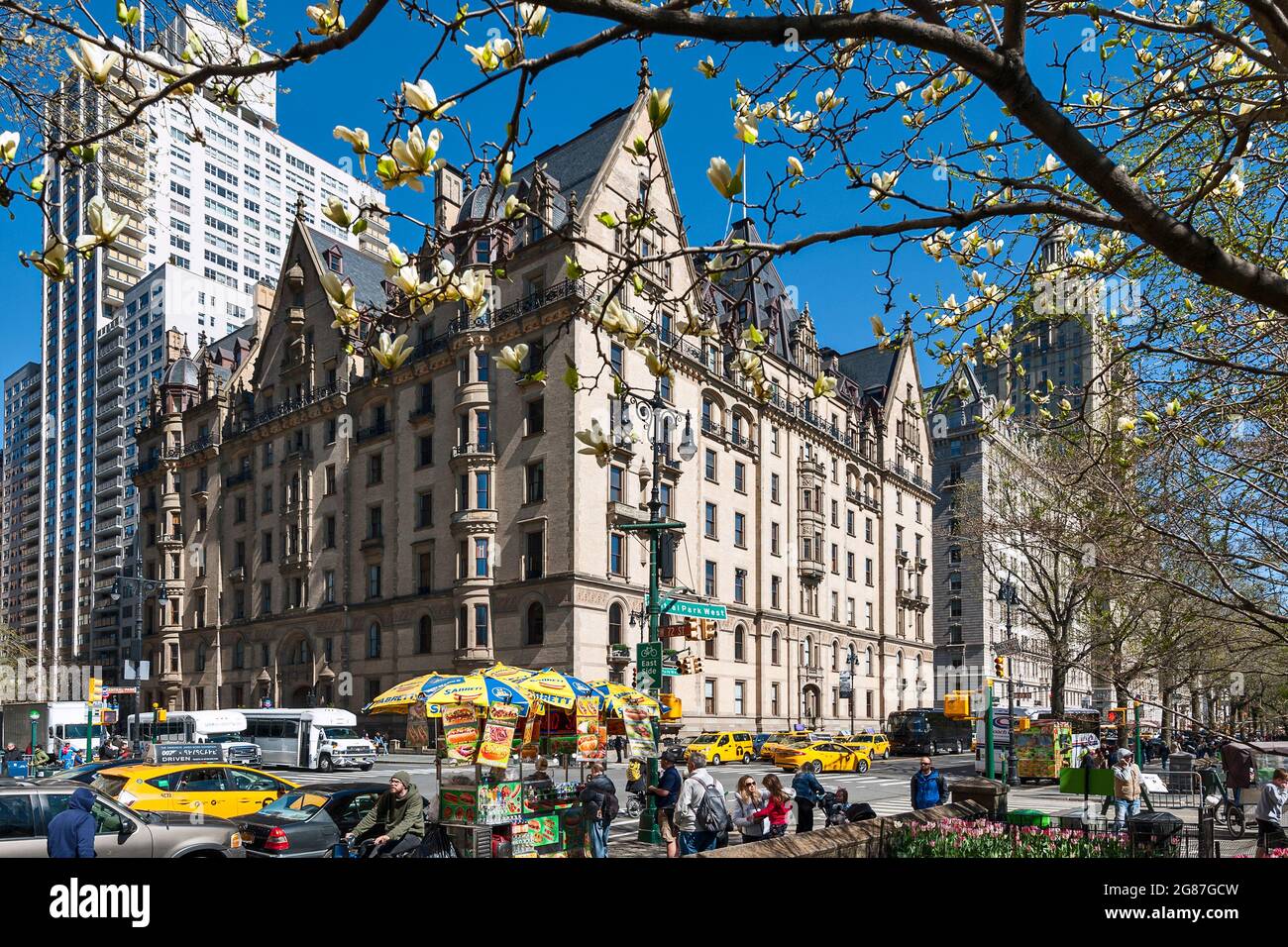 Le Dakota Building de New York Banque D'Images