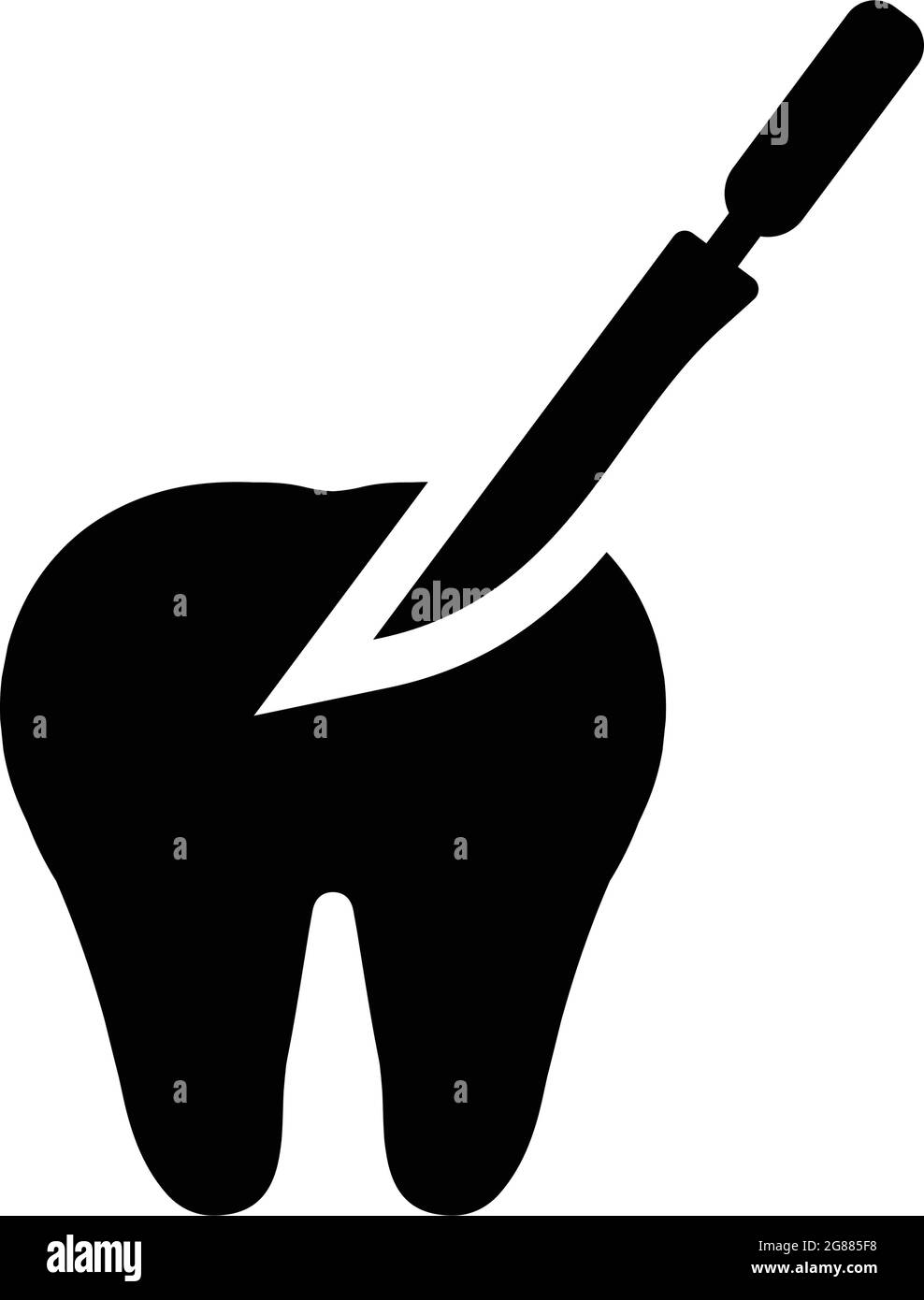 Stomatology, Dental Surgery Icon - fichier EPS vectoriel simple et modifiable. Illustration de Vecteur
