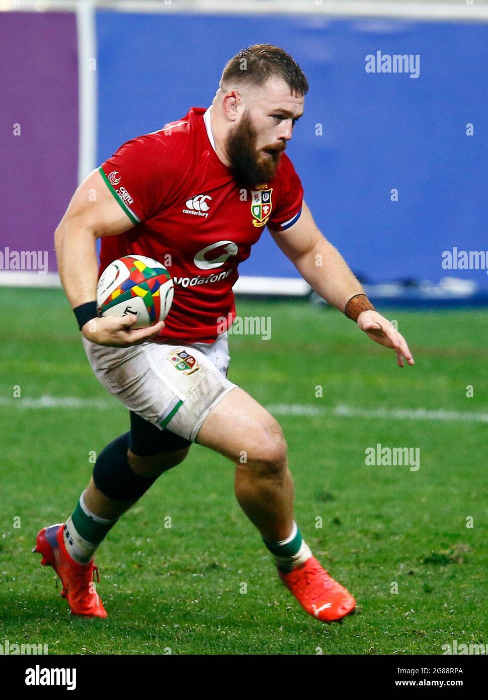 Luke Cowan-Dickie des Lions britanniques et irlandais lors du match de la série Lions de Castle Lager au stade du Cap, Cape Town, Afrique du Sud. Date de la photo: Samedi 17 juillet 2021. Banque D'Images