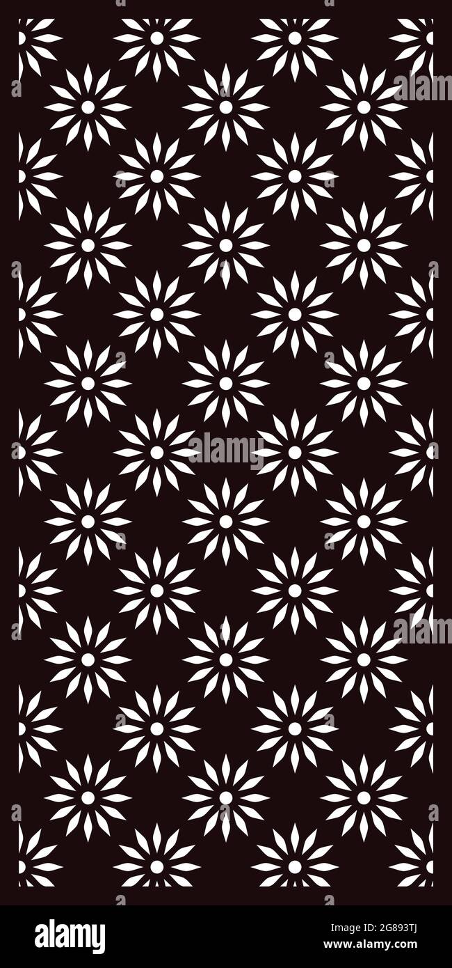 MDF Board CNC Router MDF laser Jali Cutting design Vector jali pour la conception graphique, la conception de coins et de bordures et de contreplaqués mousse de séparation, acrylique et cn Illustration de Vecteur