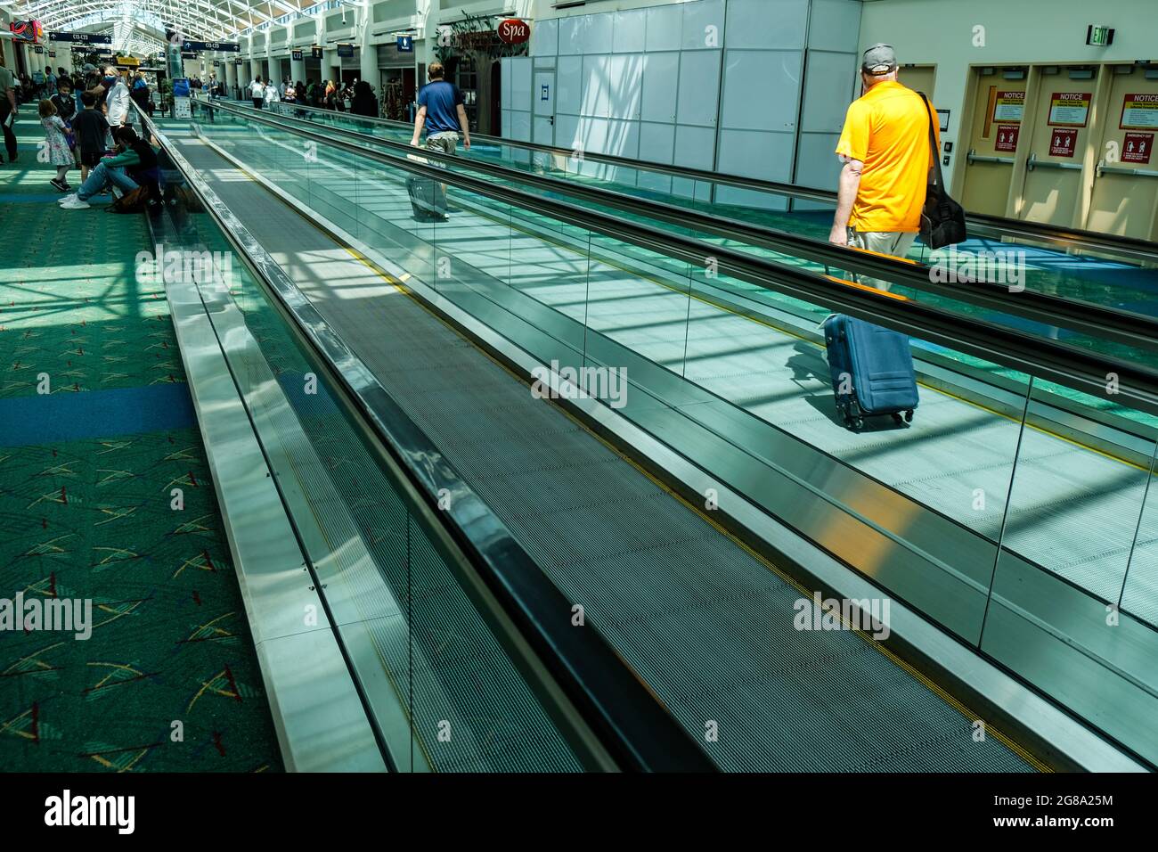 Aéroport de Portland, Oregon, connu sous le nom de PDX, Oregon, ÉTATS-UNIS. Banque D'Images