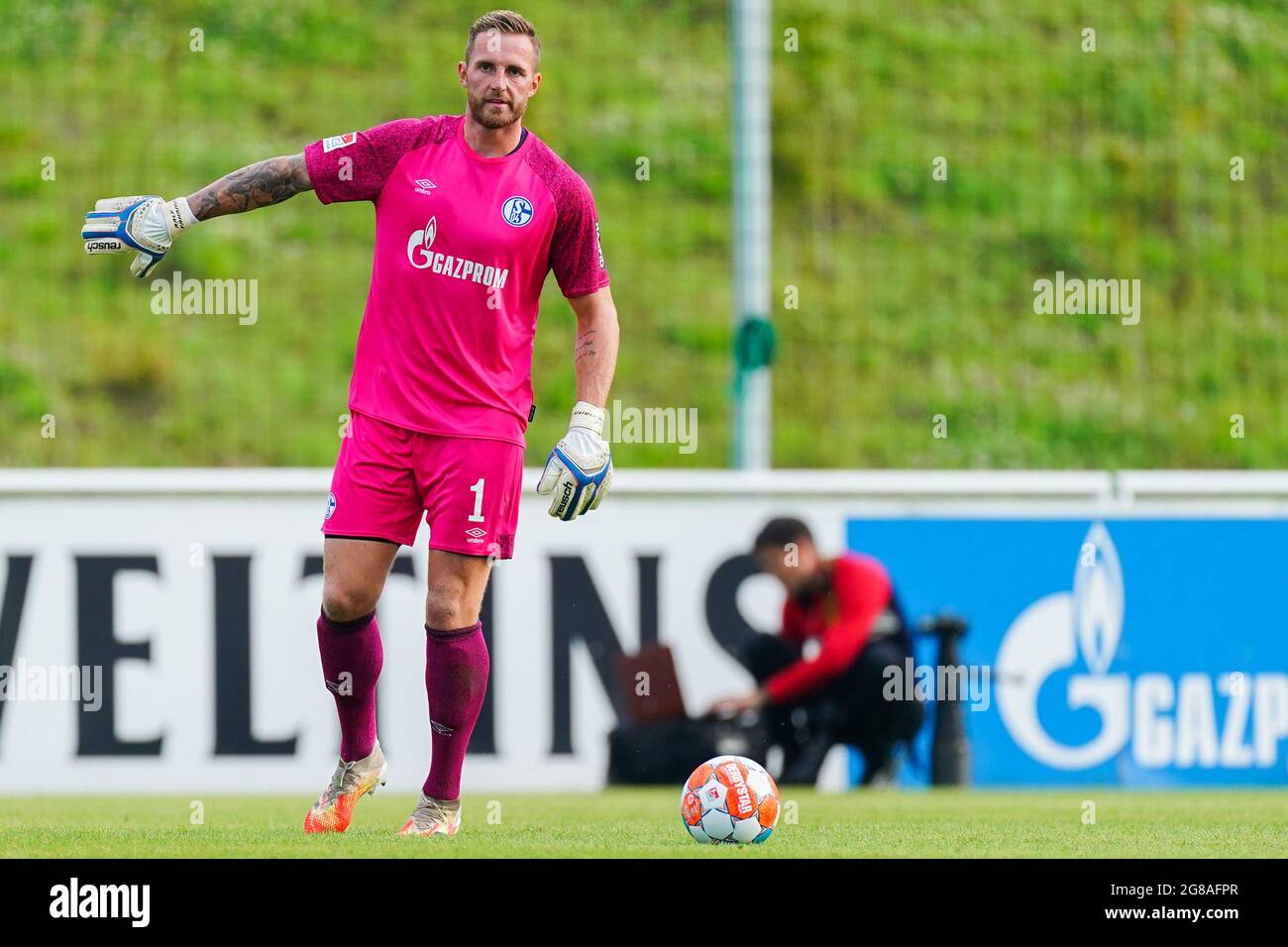 GELSENKIRCHEN, ALLEMAGNE - JUILLET 16 : Ralf Fahrmann de Schalke 04 lors du match Club friendly entre le FC Schalke 04 et Vitesse à Parkstadion le 16 juillet 2021 à Gelsenkirchen, Allemagne (photo de Joris Verwijst/Orange Pictures) Banque D'Images