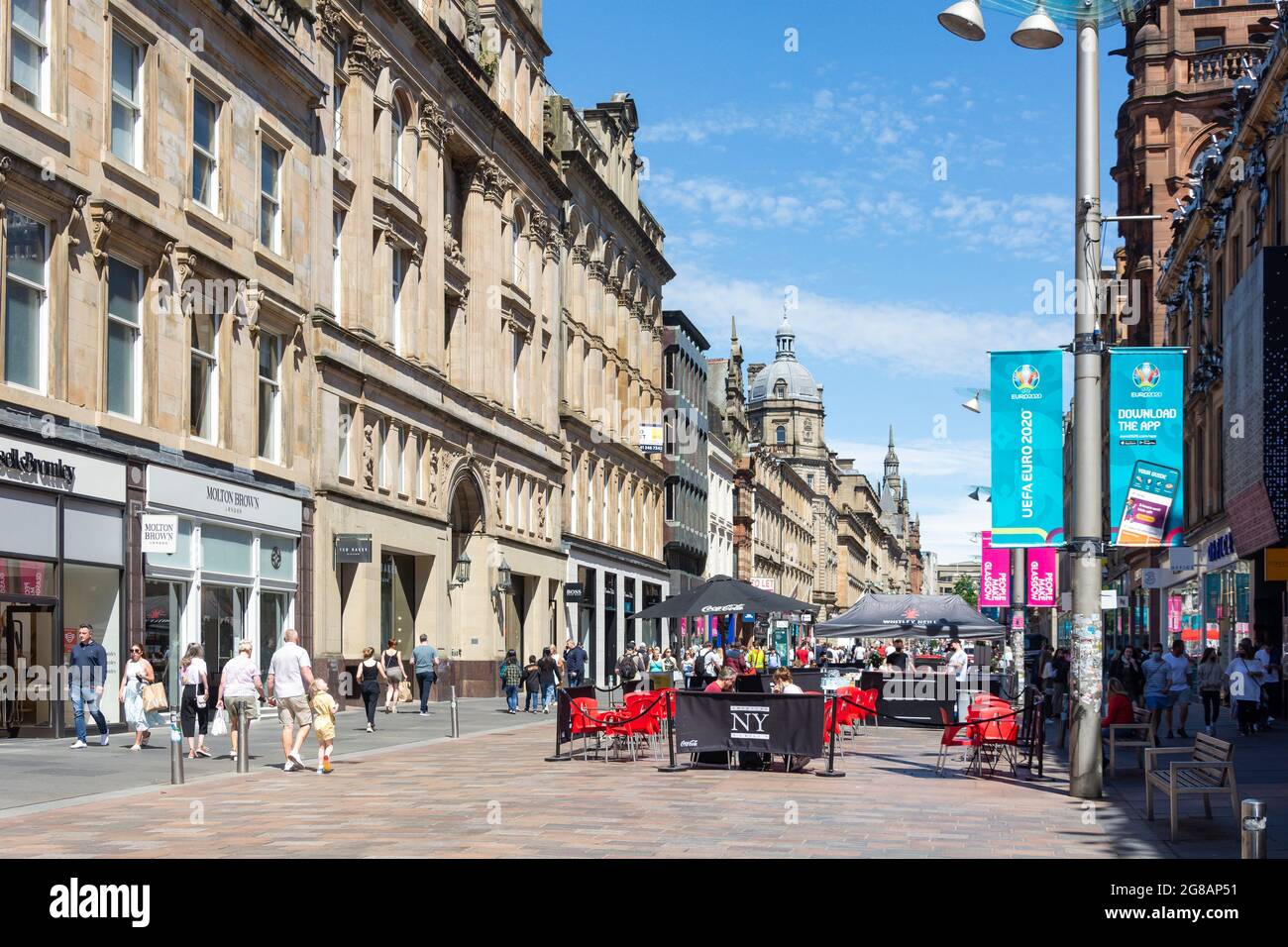 Buchanan Street, Glasgow City, Écosse, Royaume-Uni Banque D'Images