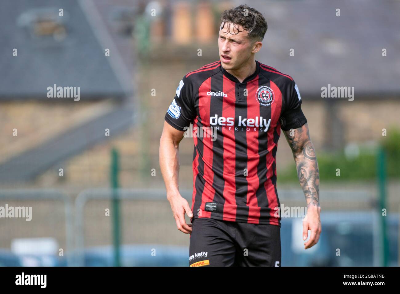 Dublin, Irlande. 18 juillet 2021. Robert Cornwall de Bohemians lors du match de la première division de l'Airtricity de SSE entre le FC Bohemians et la ville de Longford au parc Dalymount à Dublin, Irlande, le 18 juillet 2021 (photo par Andrew SURMA/SIPA USA). Credit: SIPA USA/Alay Live News Banque D'Images