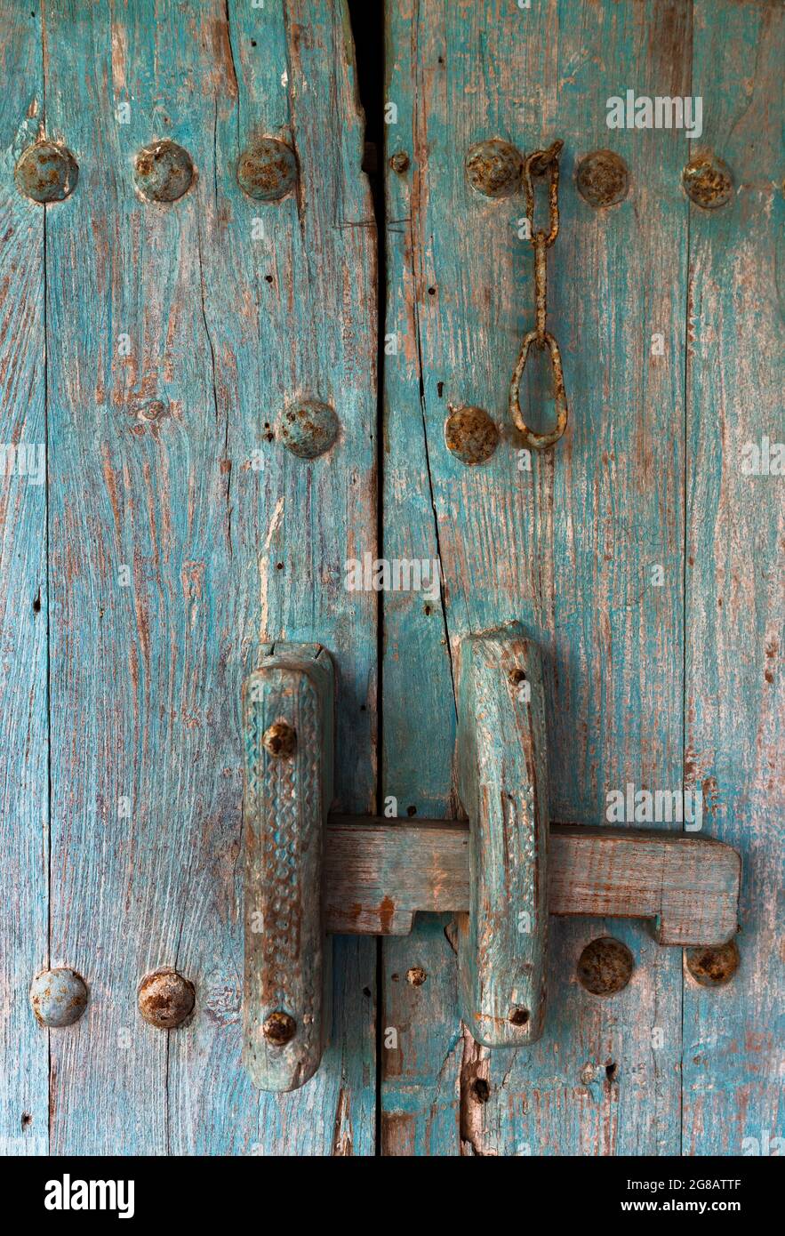 Porte en bois Banque D'Images
