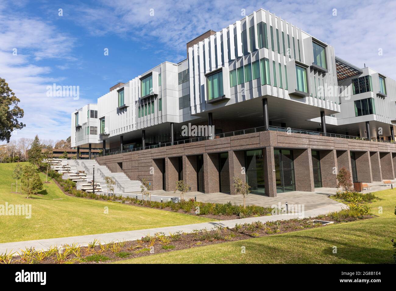 Campus de l'Université Macquarie à Sydney, Nouvelle-Galles du Sud, Australie Banque D'Images