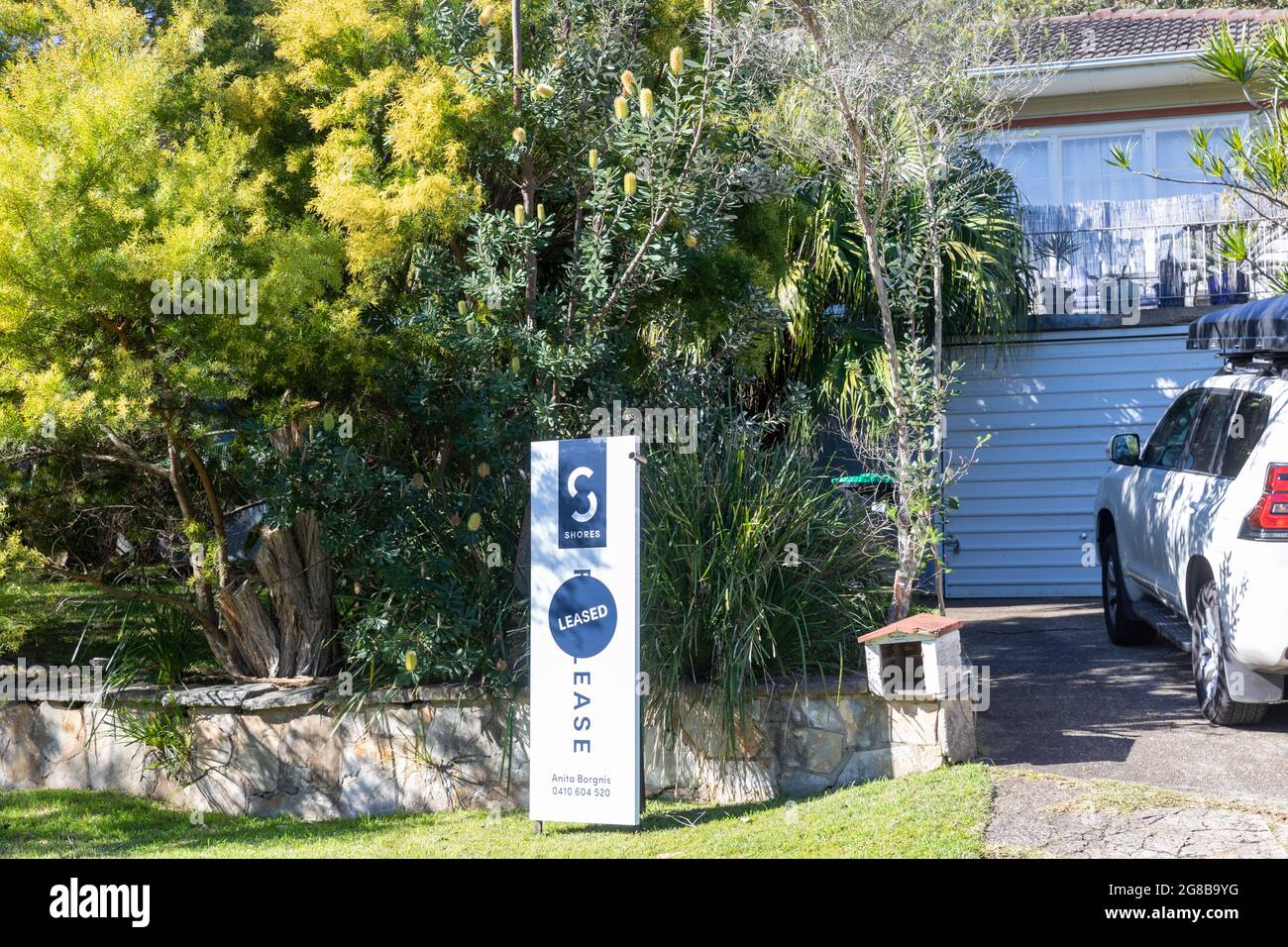 La maison australienne à Sydney a été louée par l'agent immobilier, Sydney, Australie Banque D'Images