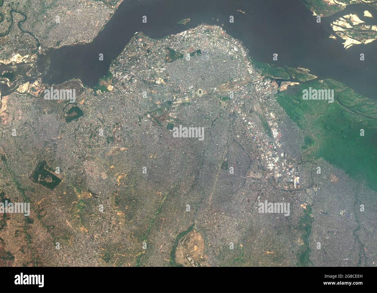 Kinshasa, capitale de la République démocratique du Congo Banque D'Images