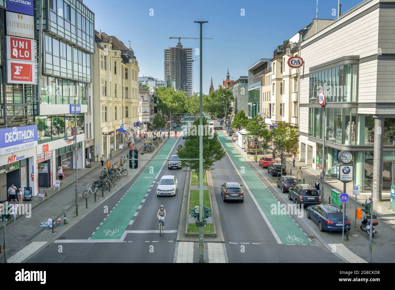 Schlossstrasse, Steglitz, Berlin, Deutschland Banque D'Images