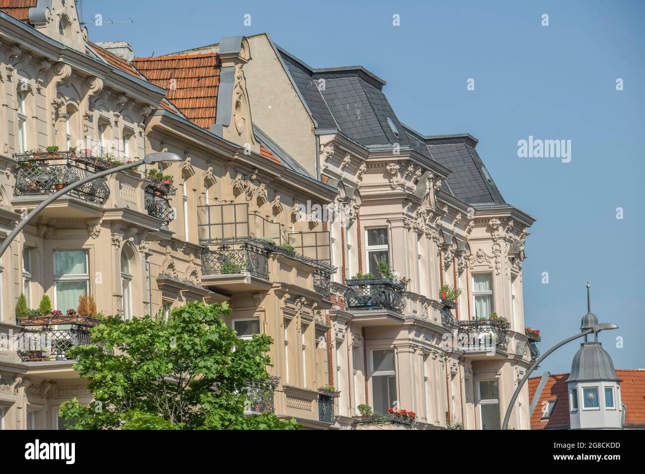 Schmiljanstrasse, Altbau, Friedenau, Berlin, Deutschland Banque D'Images